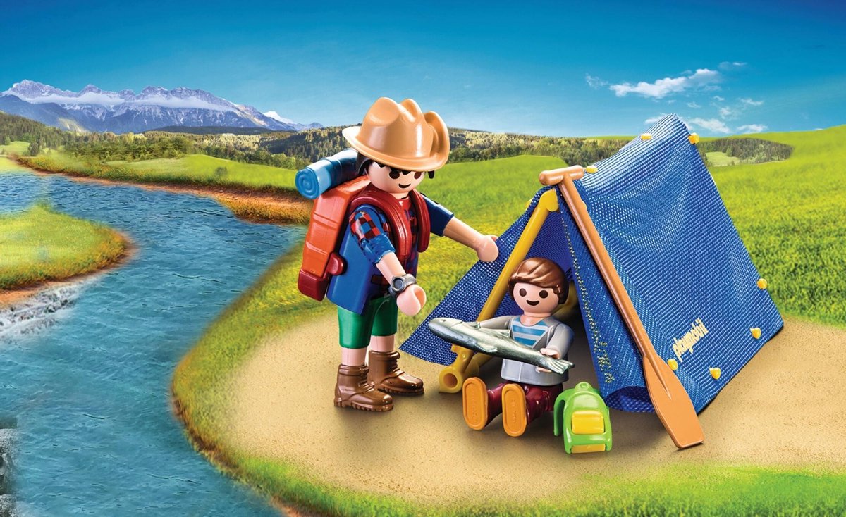 PLAYMOBIL Koffertje Camping - 9323