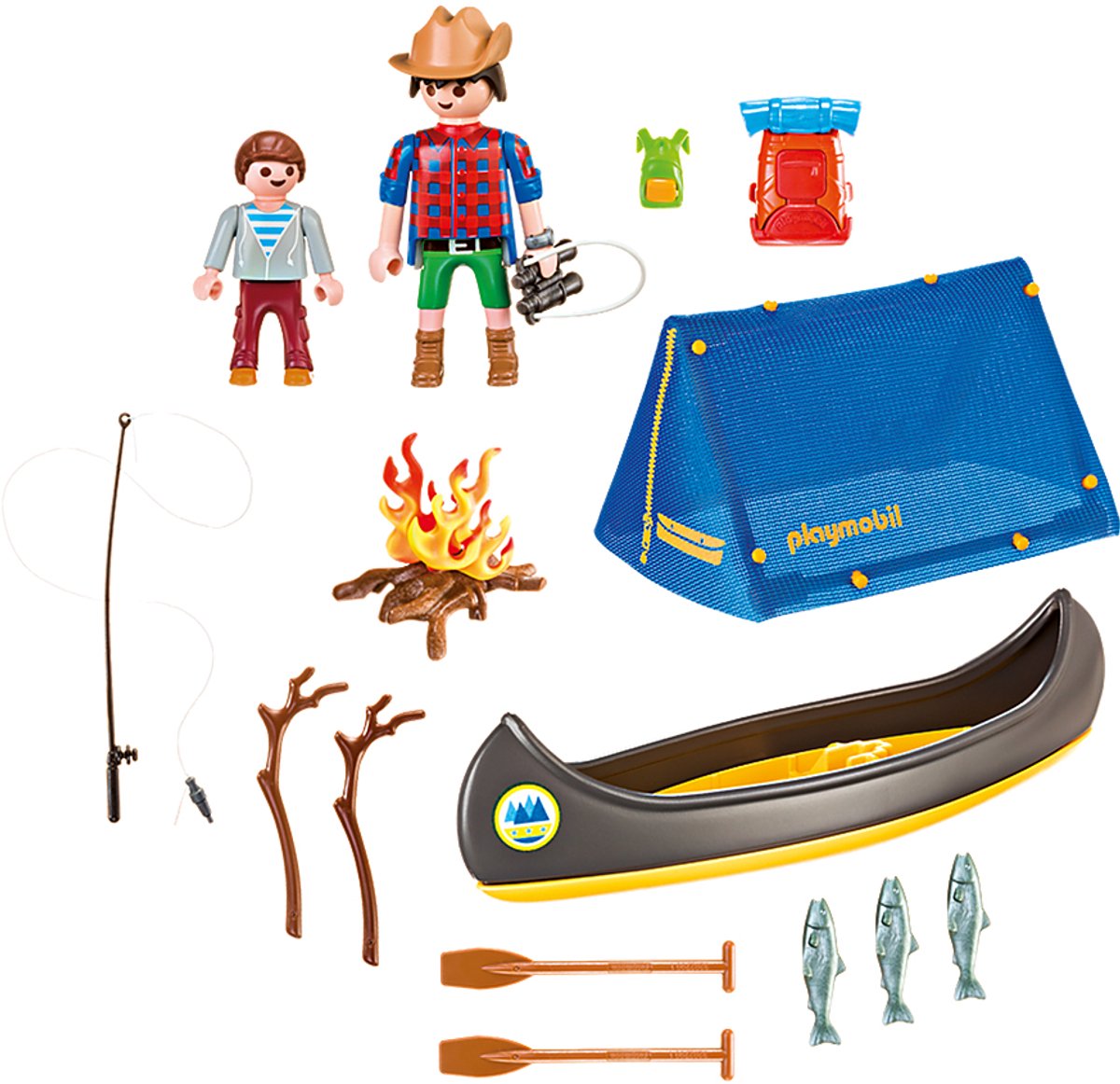 PLAYMOBIL Koffertje Camping - 9323