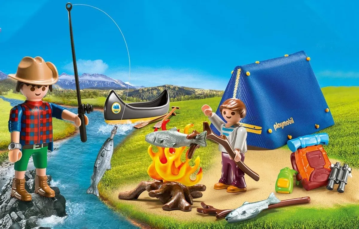 Playmobil Koffertje Camping 9323 - Meerdere kleuren