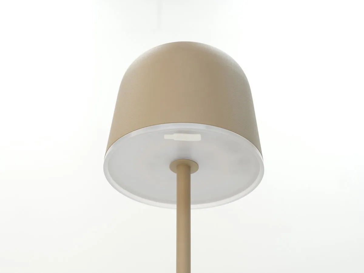 Eglo Mannera Oplaadbare Tafellamp - 34cm - Zandkleur/Wit