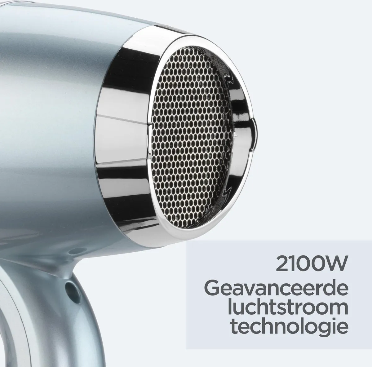 Babyliss Hydro-Fusion 2100 Föhn D773DE - 2100W - Lichtblauw
