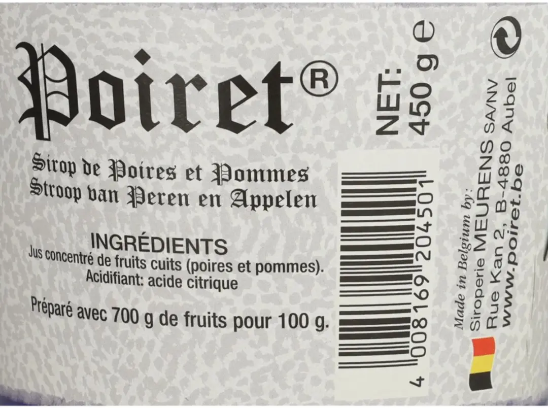 Poiret Appel/Peren Stroop