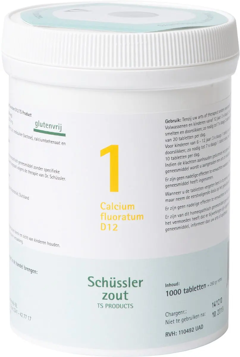 Pfluger Schüssler Zout nr 1 Calcium Fluoratum D12