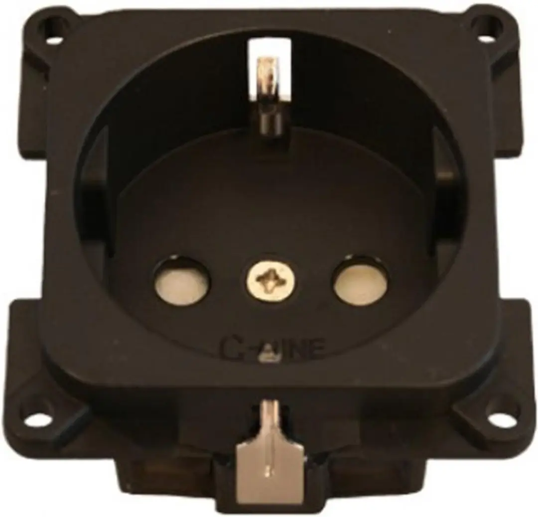 Presto Inbouw Contactdoos 230V S-10.000 Bruin