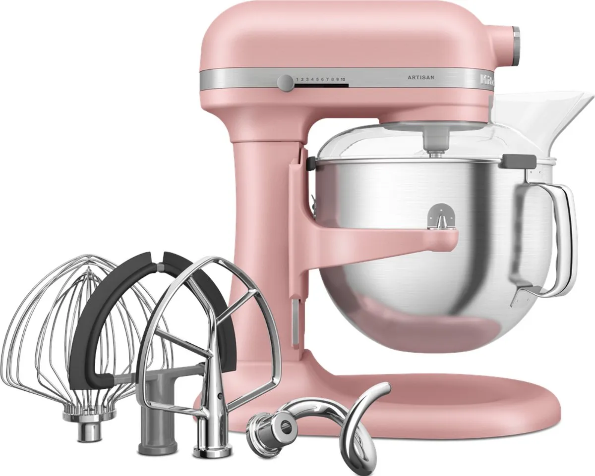 KitchenAid Artisan Keukenmachine 375W - 11 Snelheden - Roze