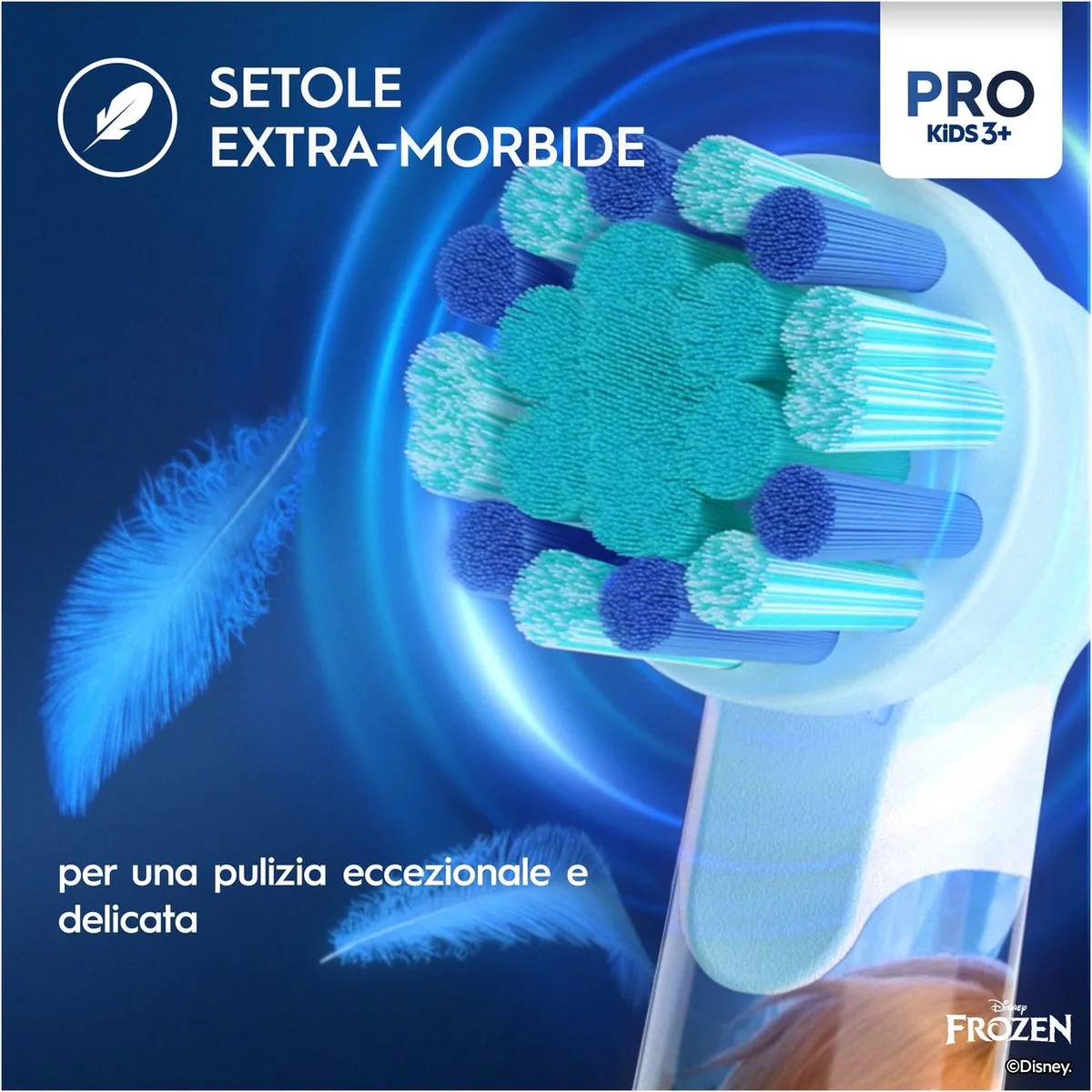 Oral-B Pro Kids Frozen Elektrische Tandenborstel - Blauw/Paars