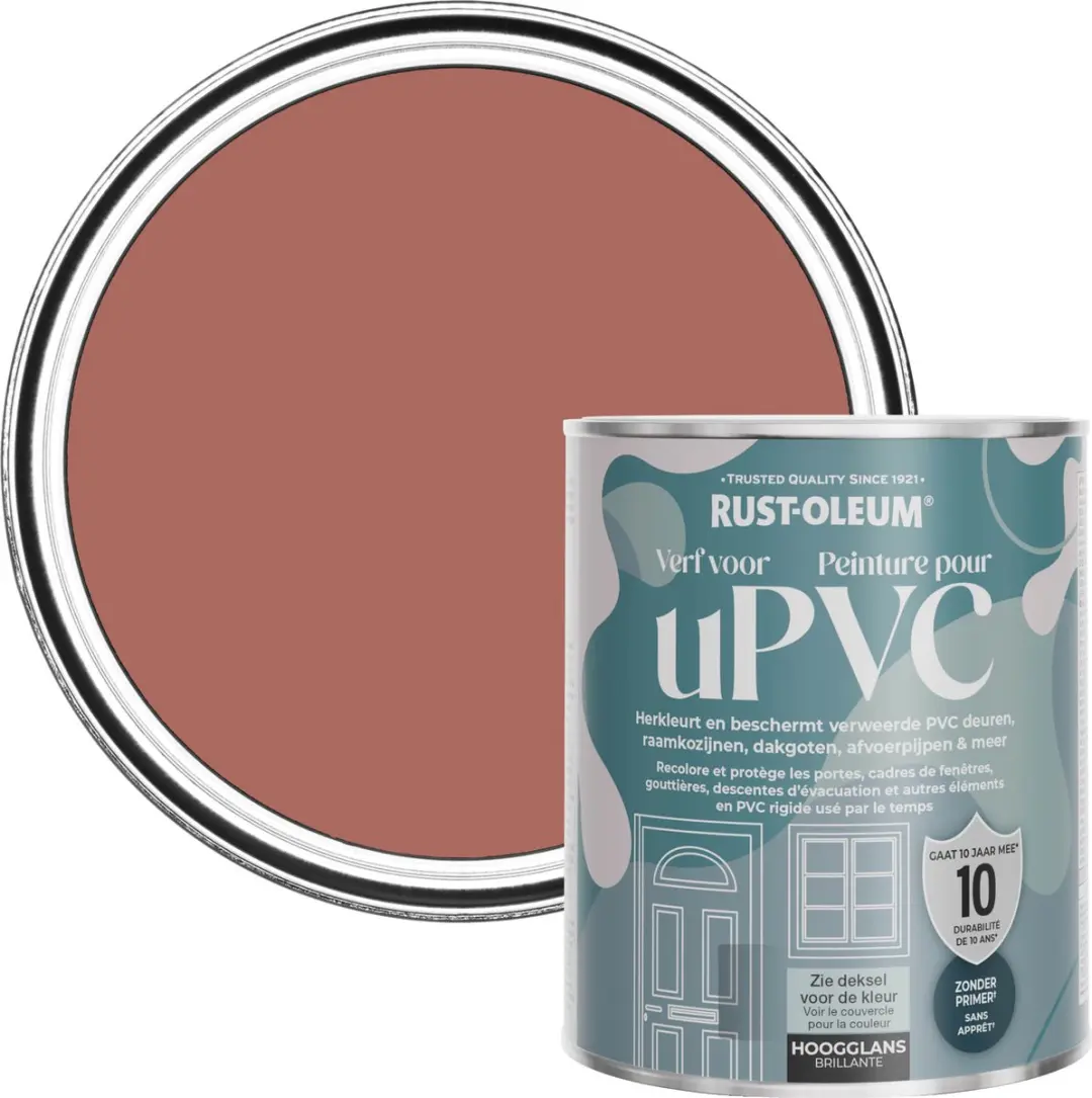 Rust-Oleum Rood Hoogglans Verf voor PVC
