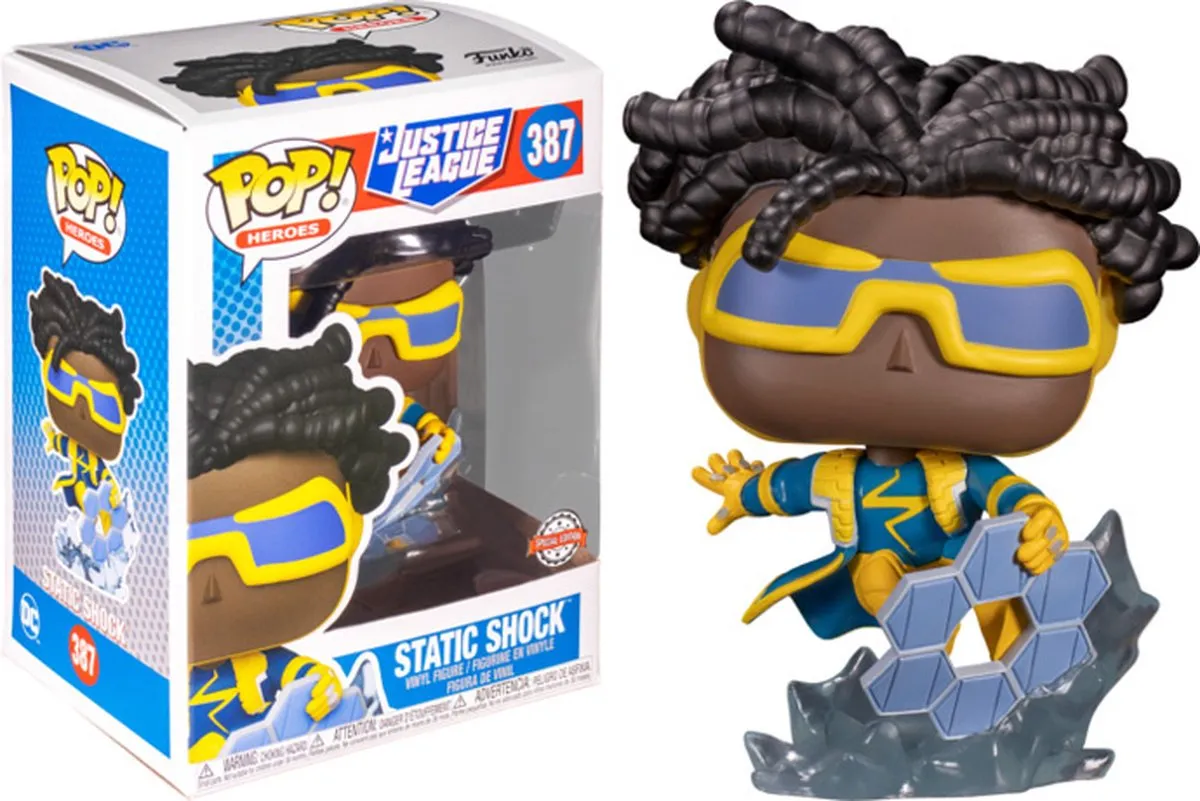 Funko Pop! Heroes DC Static Shock Exclusief