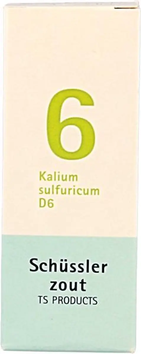 Pfluger Schüssler Zout nr 6 Kalium Sulfuricum D6 - 100 Tabletten