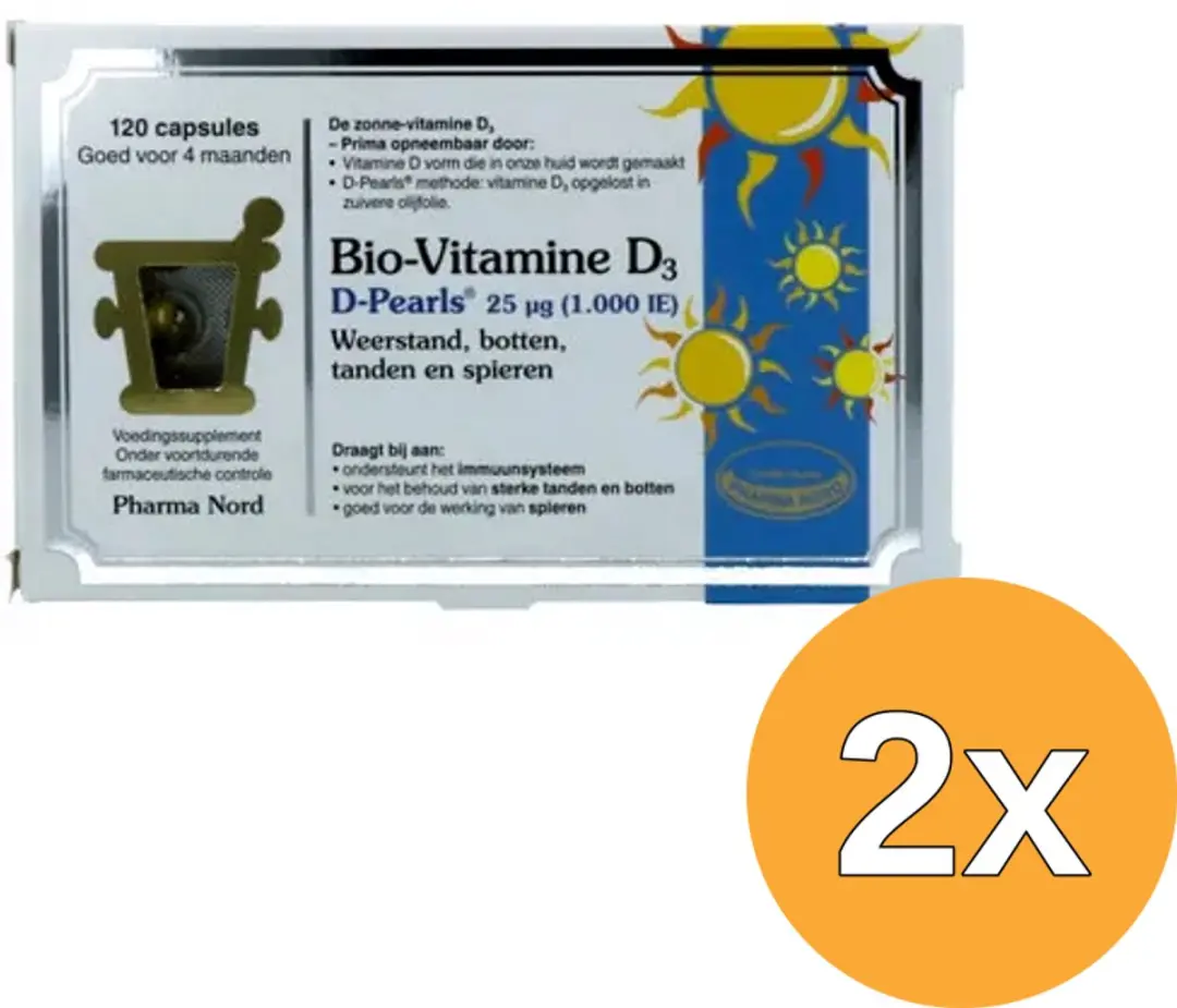 Pharma Nord Bio Vitamine D3 25 µg - 240 Capsules