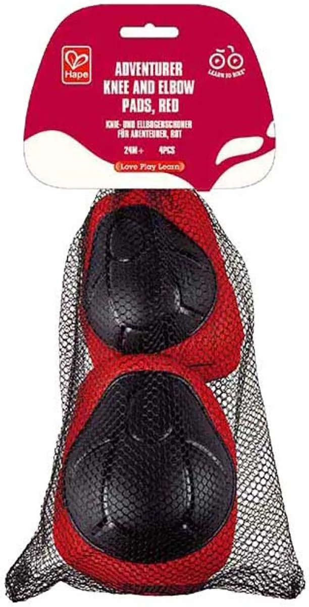 Hape Knie- en Elleboogbeschermers - Rood - afbeelding 6 van 6
