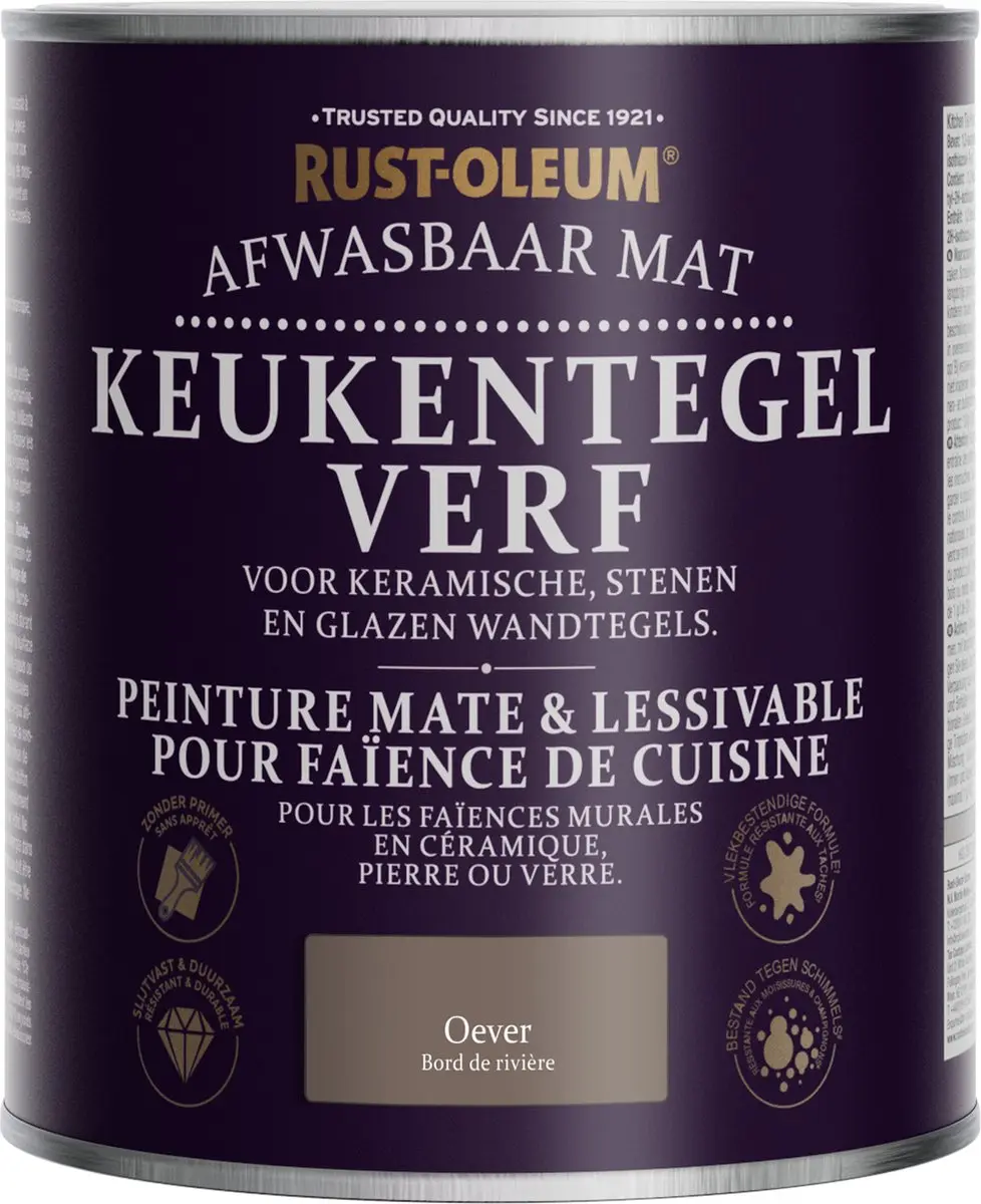 Rust-Oleum Oever Verf 750ml - Beton/Cement/Gips/Steen