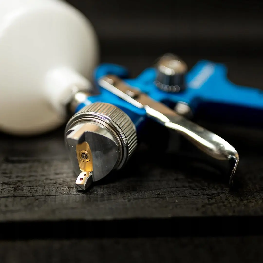 Technic HVLP Spuitpistool 2.0mm - 600ml Tank - Blauw/Zilver