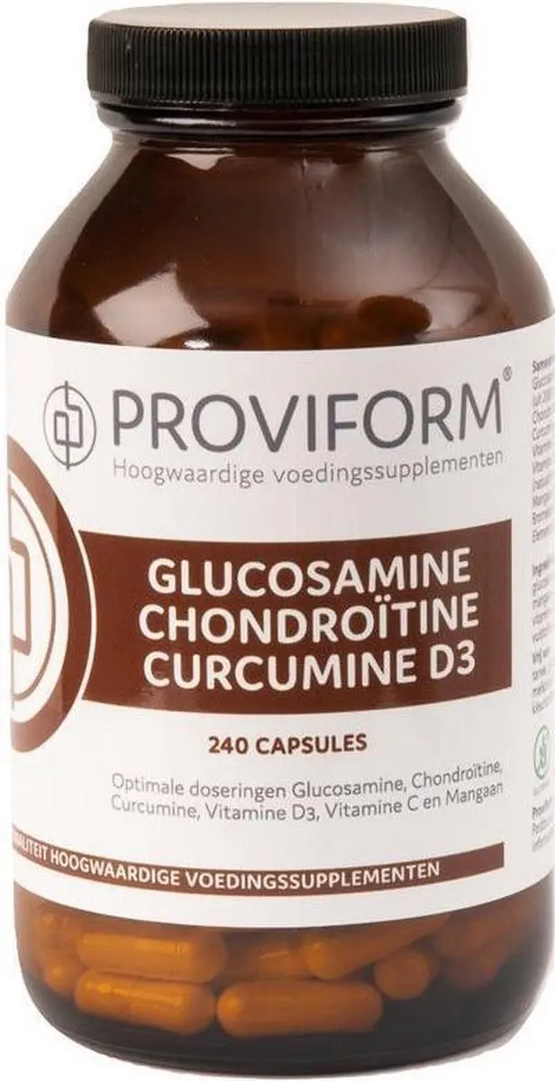 Proviform Glucosamine Chondroitine Curcuma D3 240 Capsules