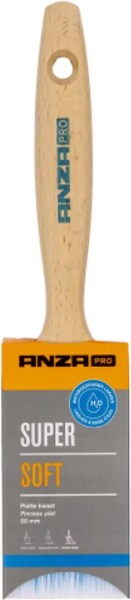 Anza Super Soft Platte Kwast