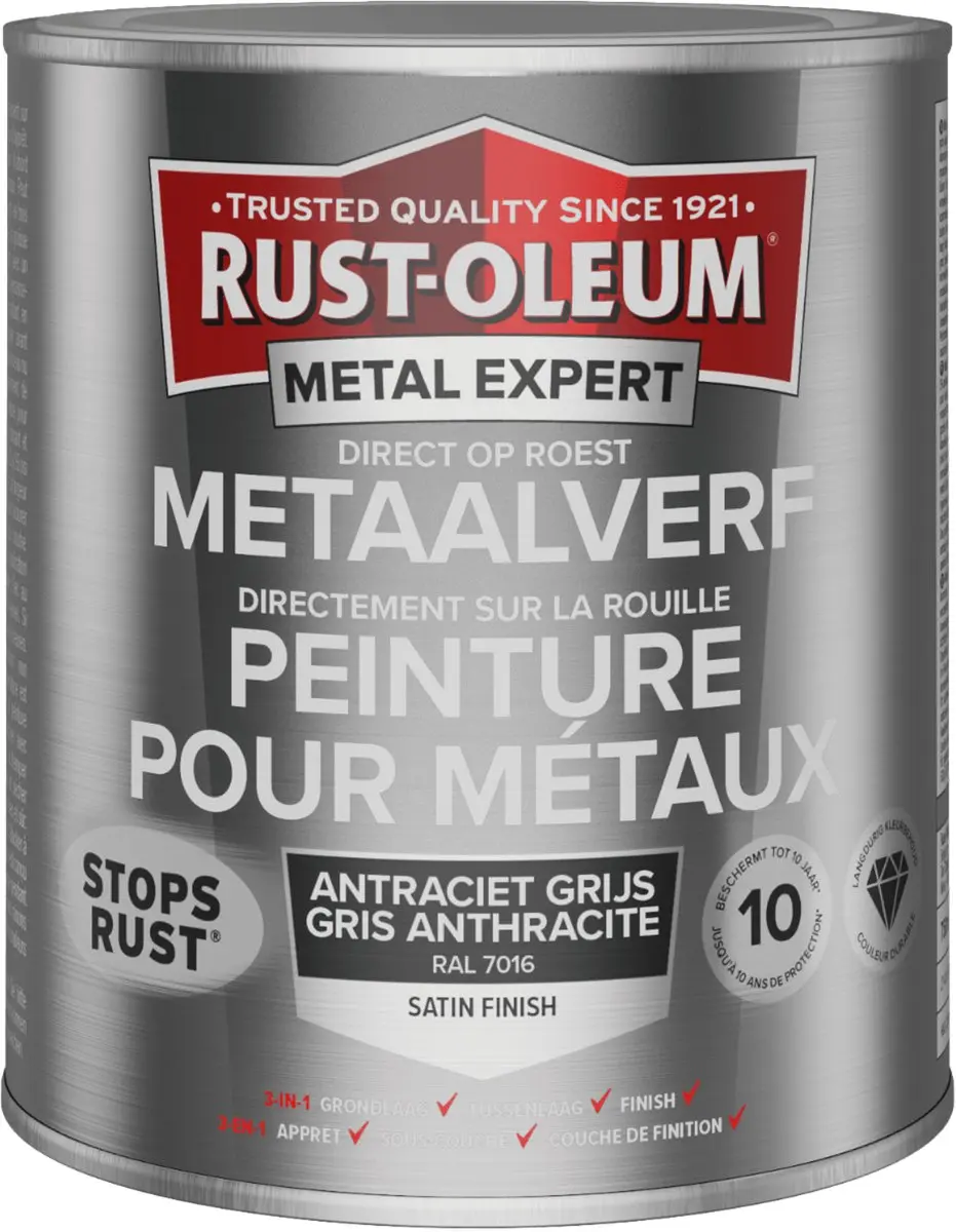 Rust-Oleum Metal Expert Direct Op Roest Metaalverf 750ml