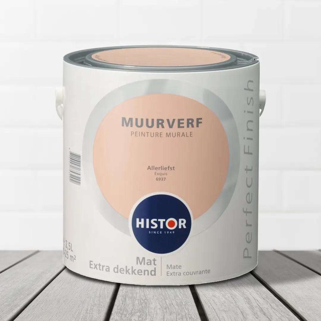 Histor Perfect Finish Muurverf Mat Allerliefst 2,5L