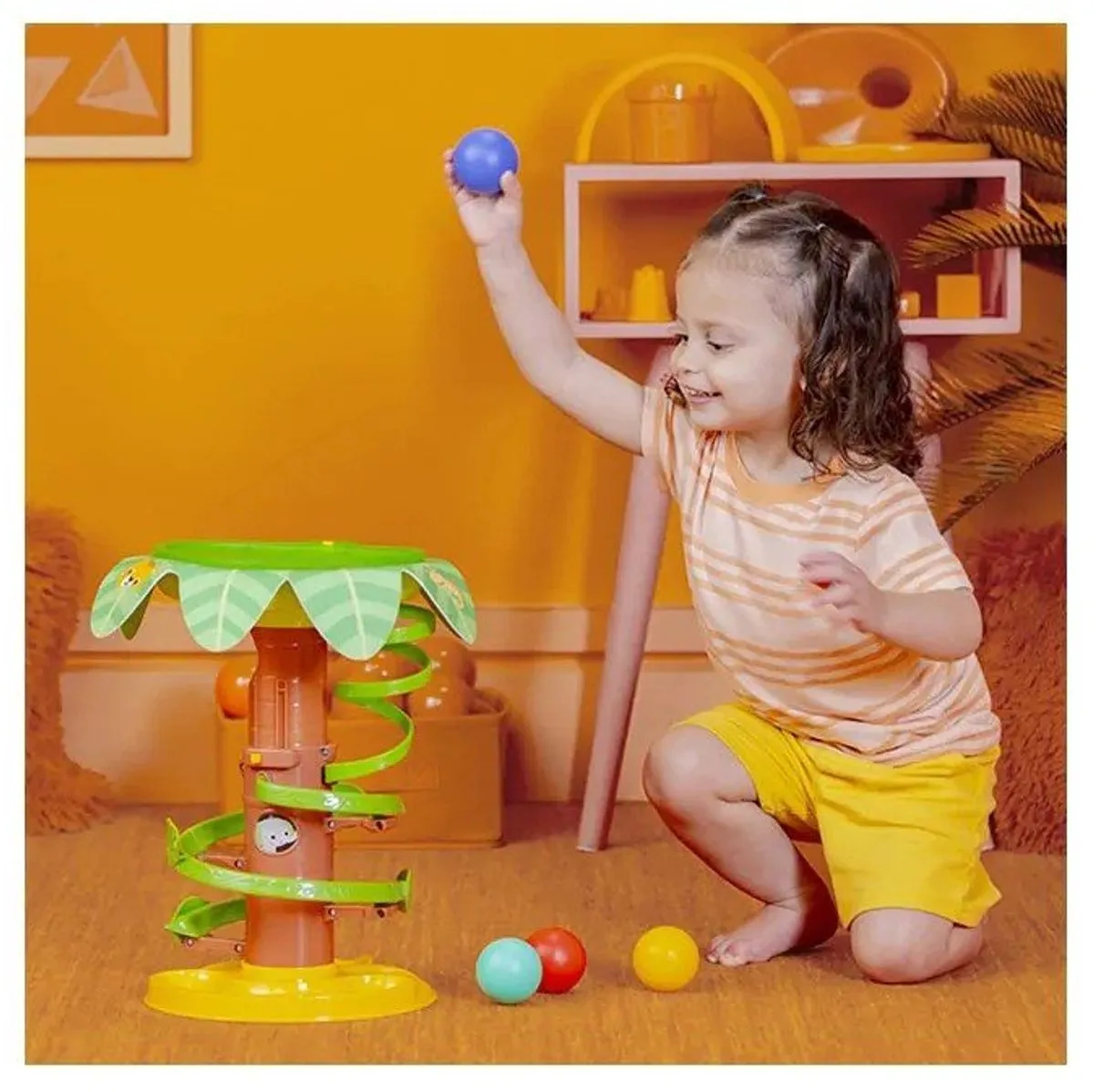 Bright Starts Baby Knikkerbaan Tropical Twirl Multicolor