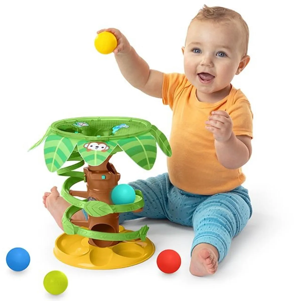 Bright Starts Baby Knikkerbaan Tropical Twirl Multicolor
