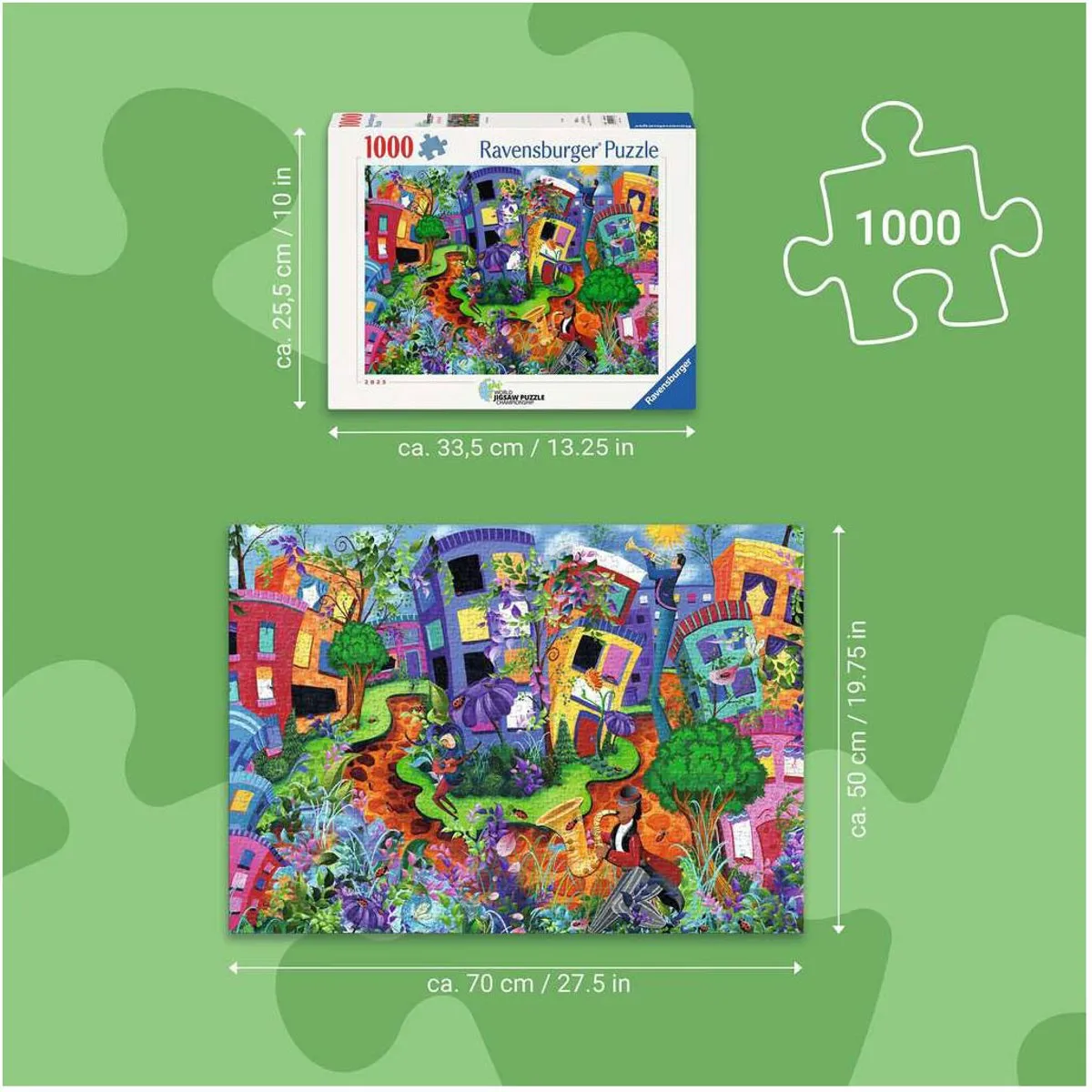 Ravensburger Marienkäferweg Legpuzzel 1000 Stukjes - Multicolor - afbeelding 6 van 6