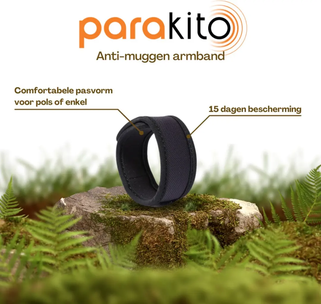 Parakito Oplaadbare Anti-Muggen Armband Dreams Fuchsia - 2 Stuks