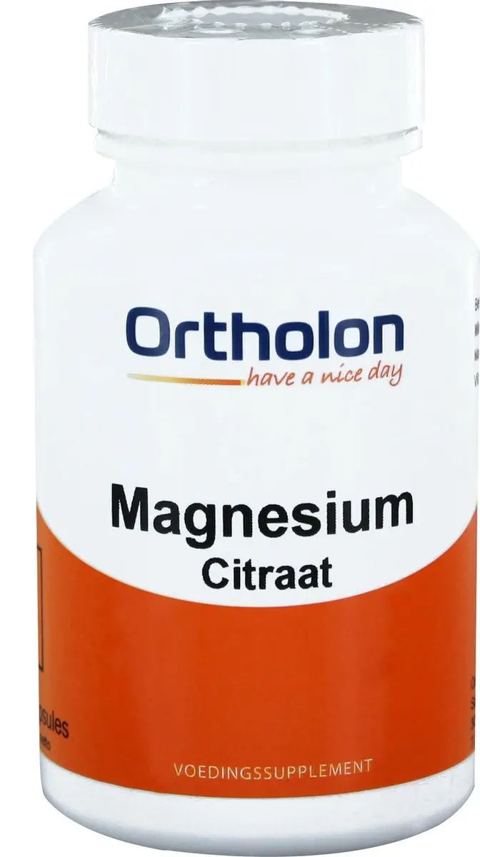 Ortholon Magnesium citraat 60 Vegetarische capsules
