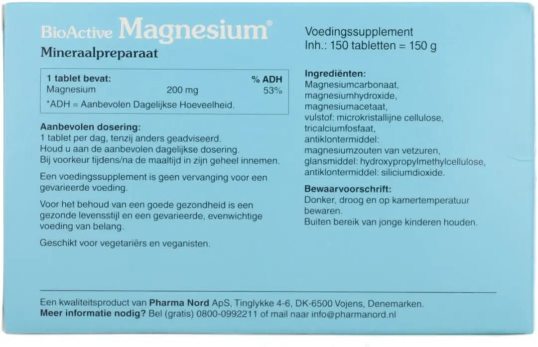 Pharma Nord BioActive Magnesium 300 tabletten