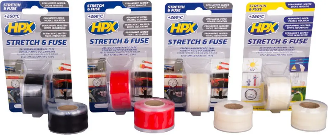 HPX Stretch & Fuse Tape 25mm x 1,80m - Transparant