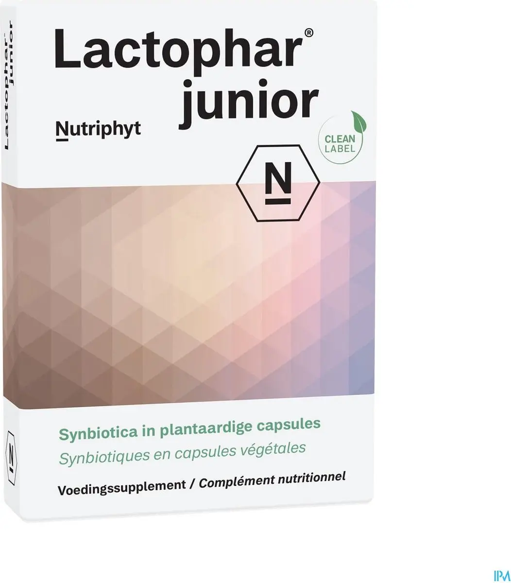 Nutriphyt Lactophar Junior Capsules - 20 Stuks