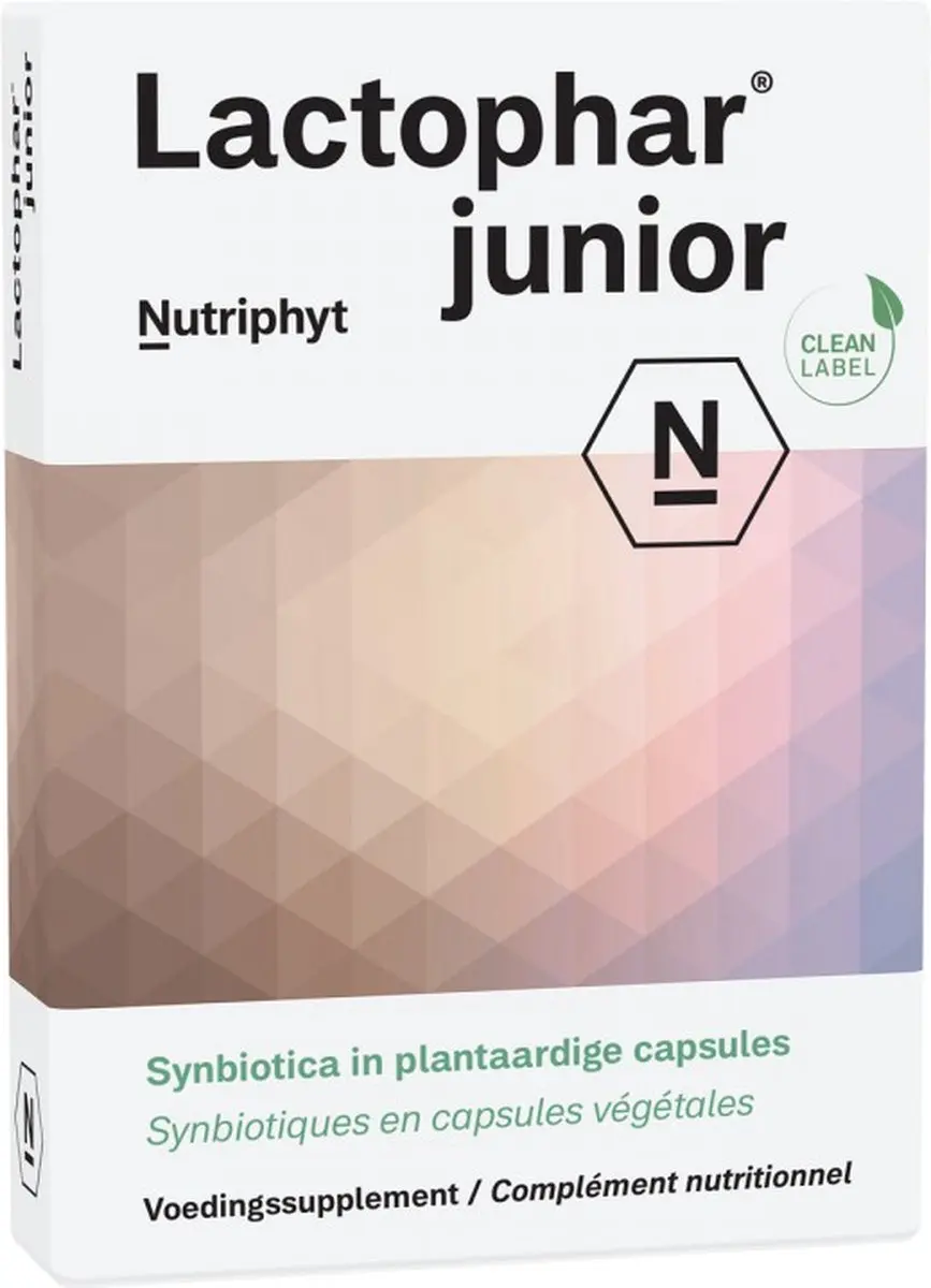 Nutriphyt Lactophar Junior Capsules - 20 Stuks