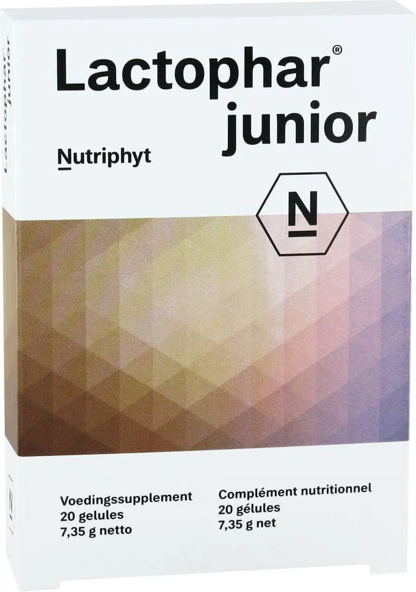 Nutriphyt Lactophar Junior Capsules - 20 Stuks