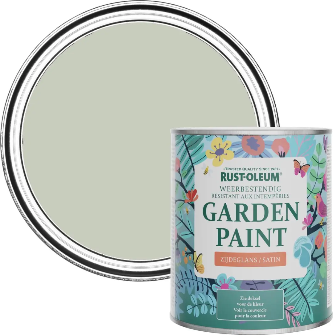 Rust-Oleum Groen Tuinverf Zijdeglans Aloe 750ml