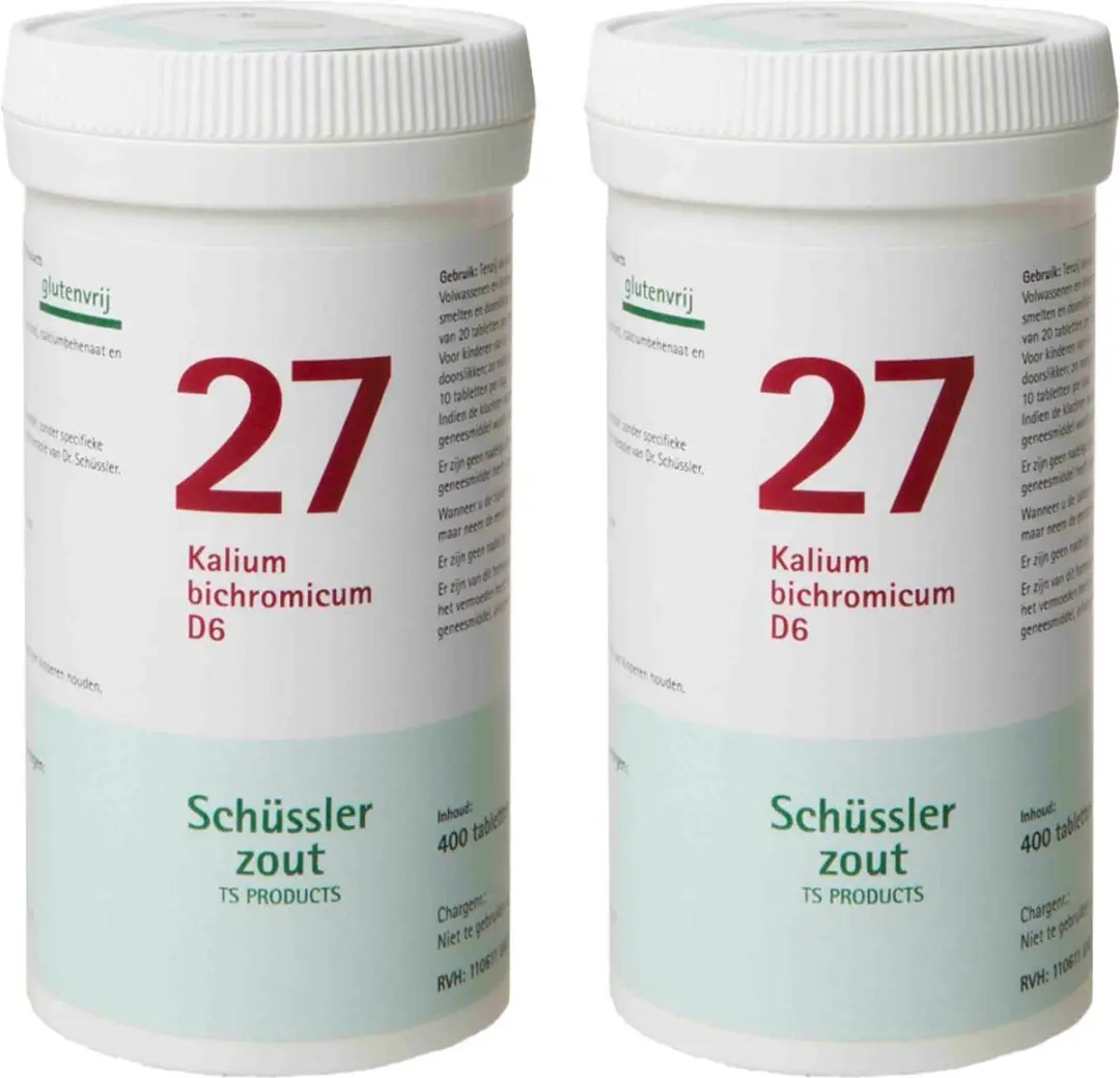 Pfluger Schüssler Zout 27 Kalium Bichromicum D6 - 800g