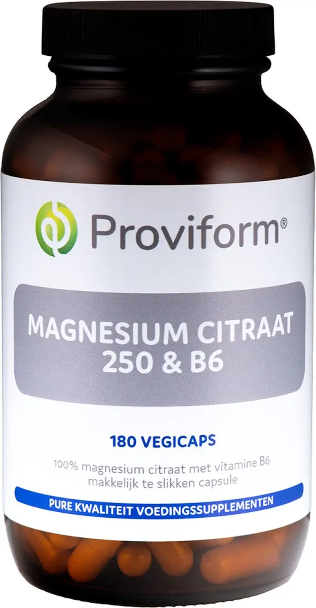 Proviform Magnesiumcitraat 180 Capsules - 250mg & B6