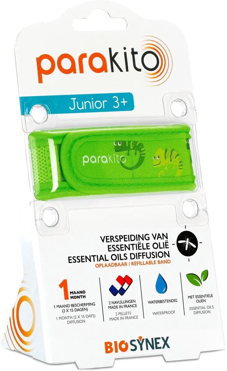 Parakito Anti-Muggen Armband Kameleon