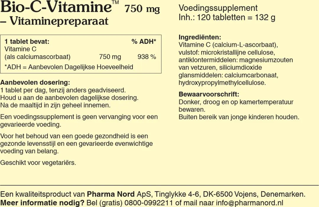 Bio-C-Vitamine Tabletten