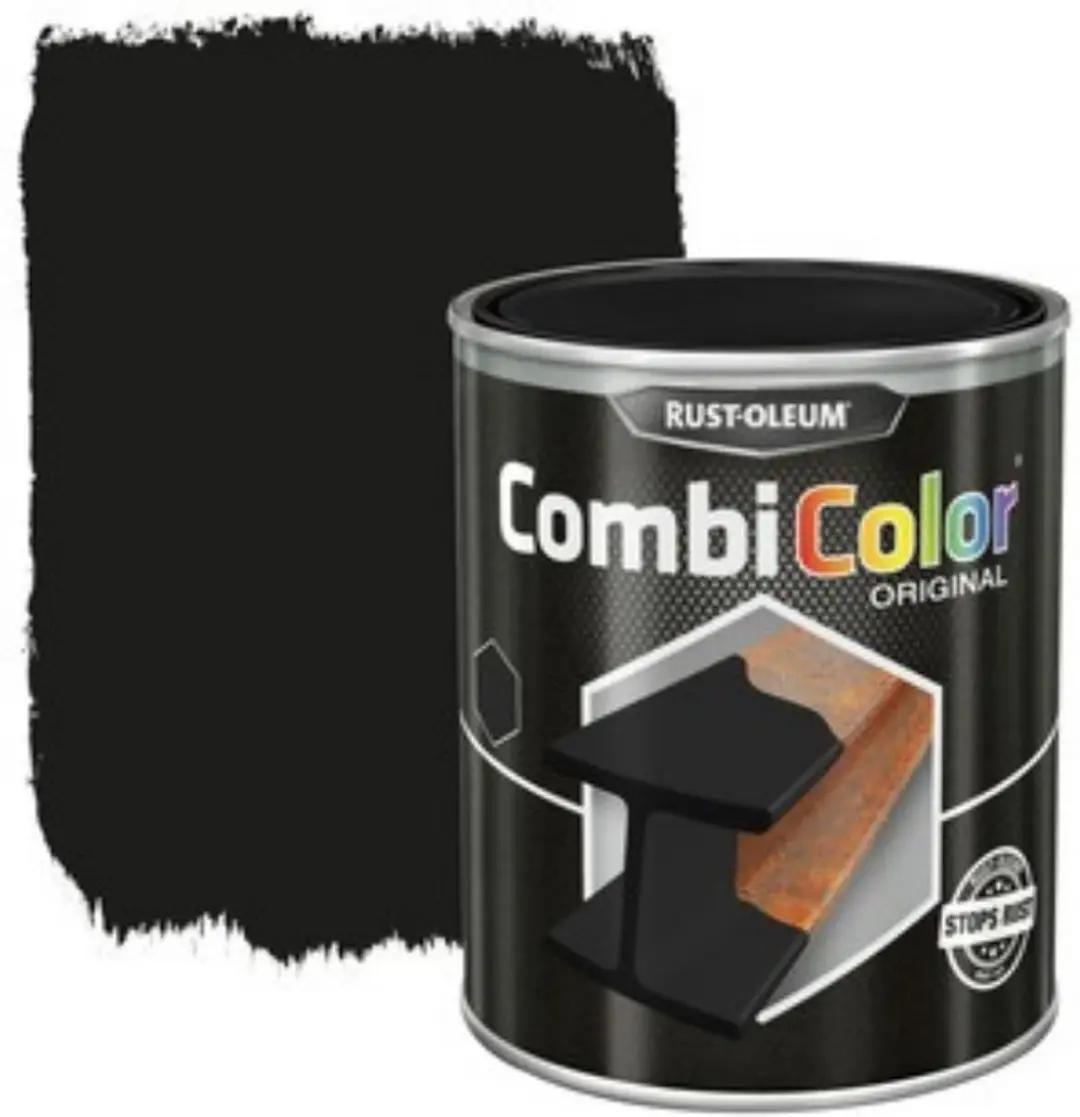 Rust-Oleum Combicolor Mat Zwart 750ml