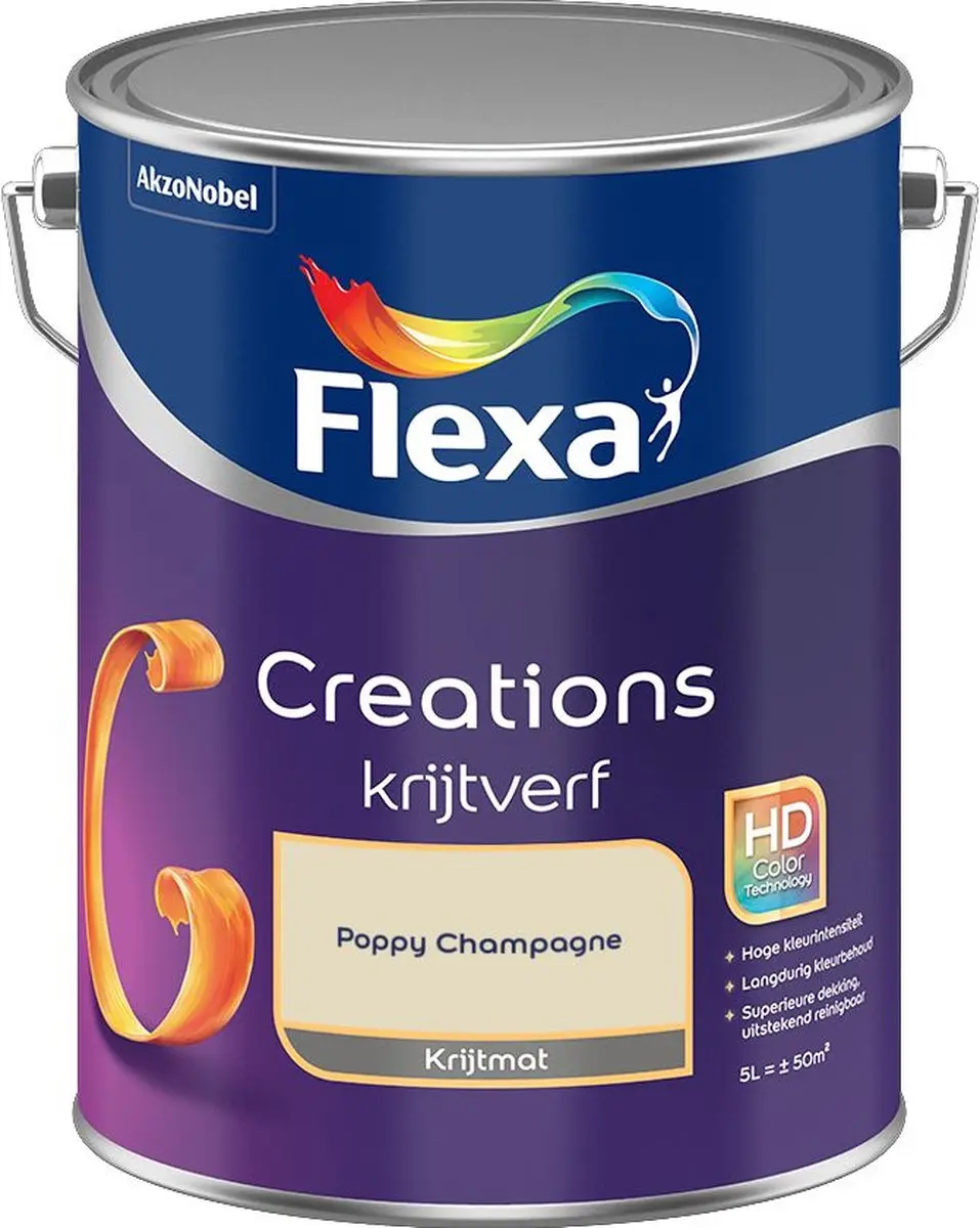 Flexa Creations Muurverf Poppy Champagne 5L