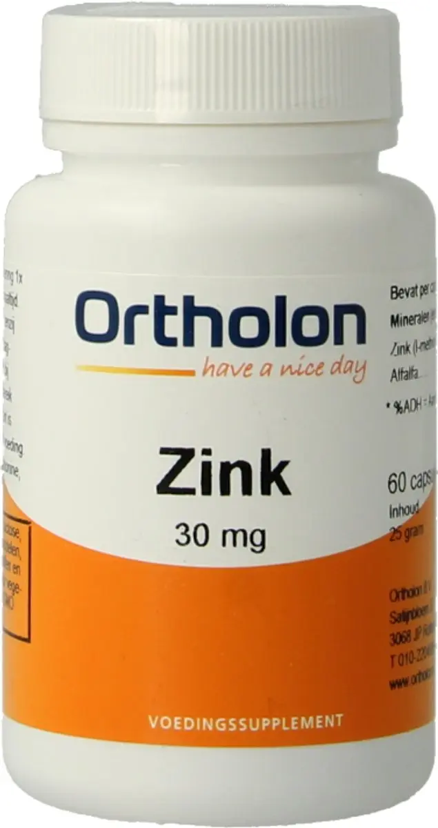 ORTHOLON ZINKCITRAAT 30MG