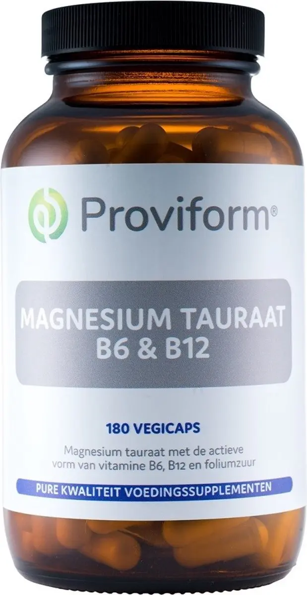 Proviform Magnesium Tauraat B6 & B12 180 Vegetarische Capsules
