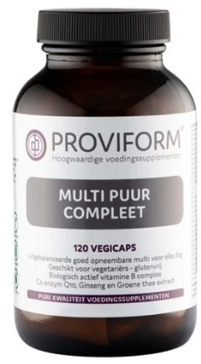 Proviform Multi Puur Compleet 120 Vegetarische Capsules