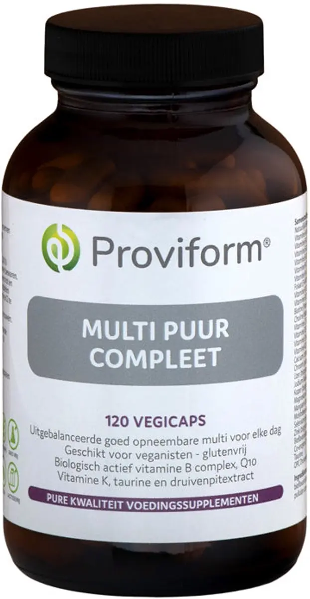 Proviform Multi Puur Compleet 120 Vegetarische Capsules