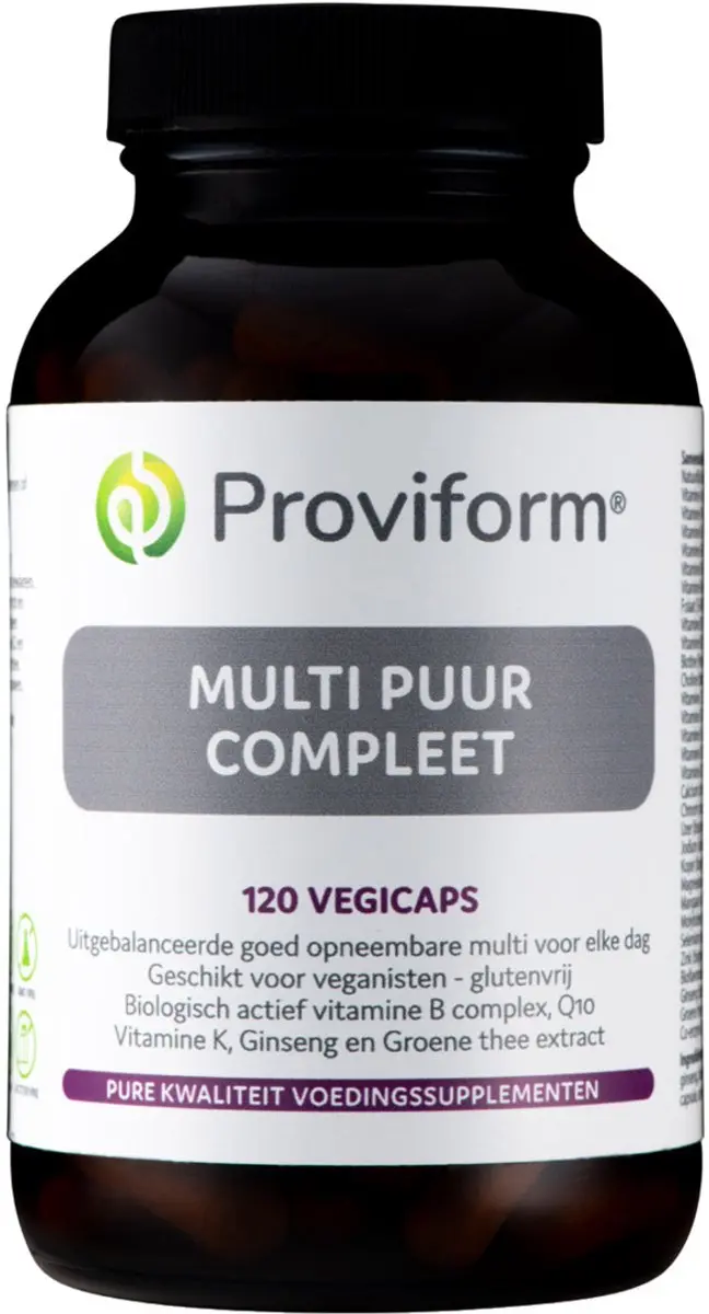Proviform Multi Puur Compleet 120 Vegetarische Capsules