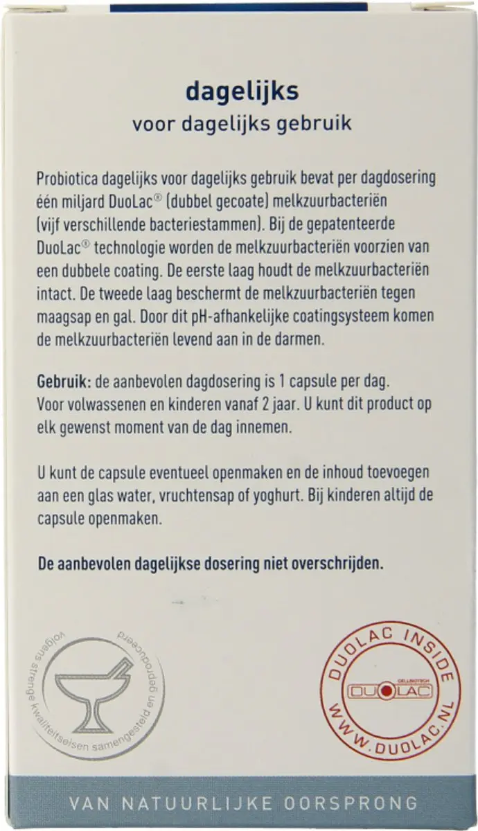 Phital biotica supplementen Daily 60 capsules
