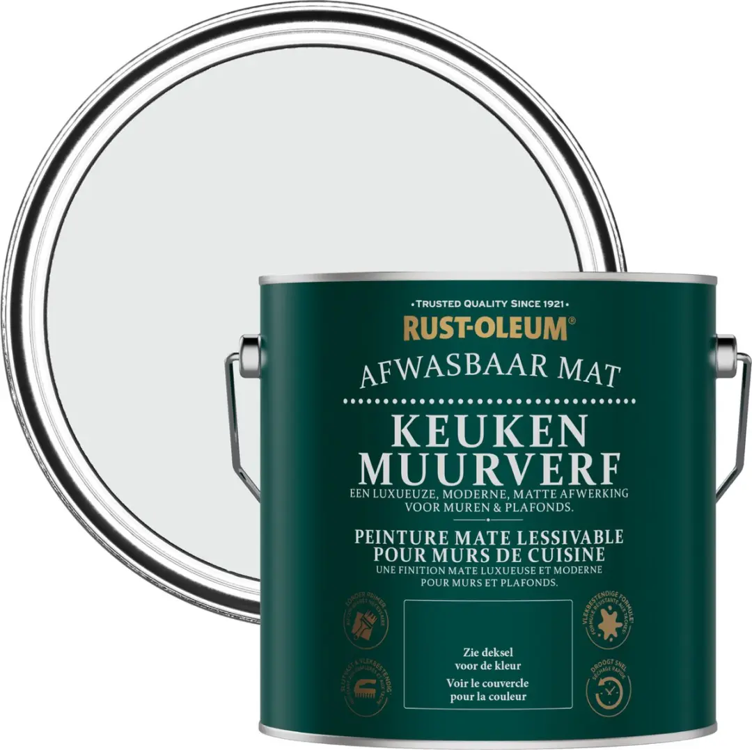 Rust-Oleum Monaco Mist Keuken Muurverf 2,5L