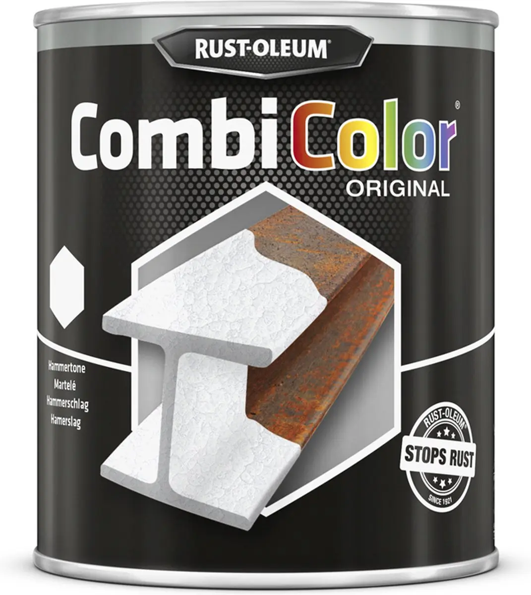Rust-Oleum Combicolor Hamerslag Wit 750ml