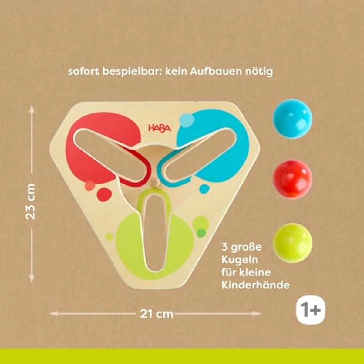 Haba Knikkerbaan Peuter - 4-delig Multicolor