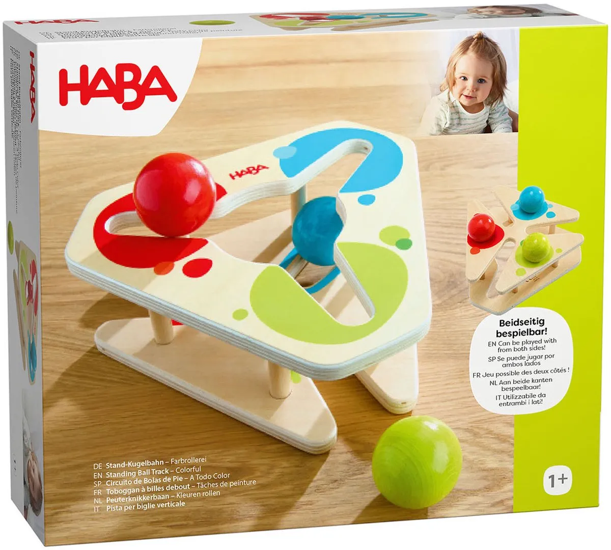 Haba Knikkerbaan Peuter - 4-delig Multicolor