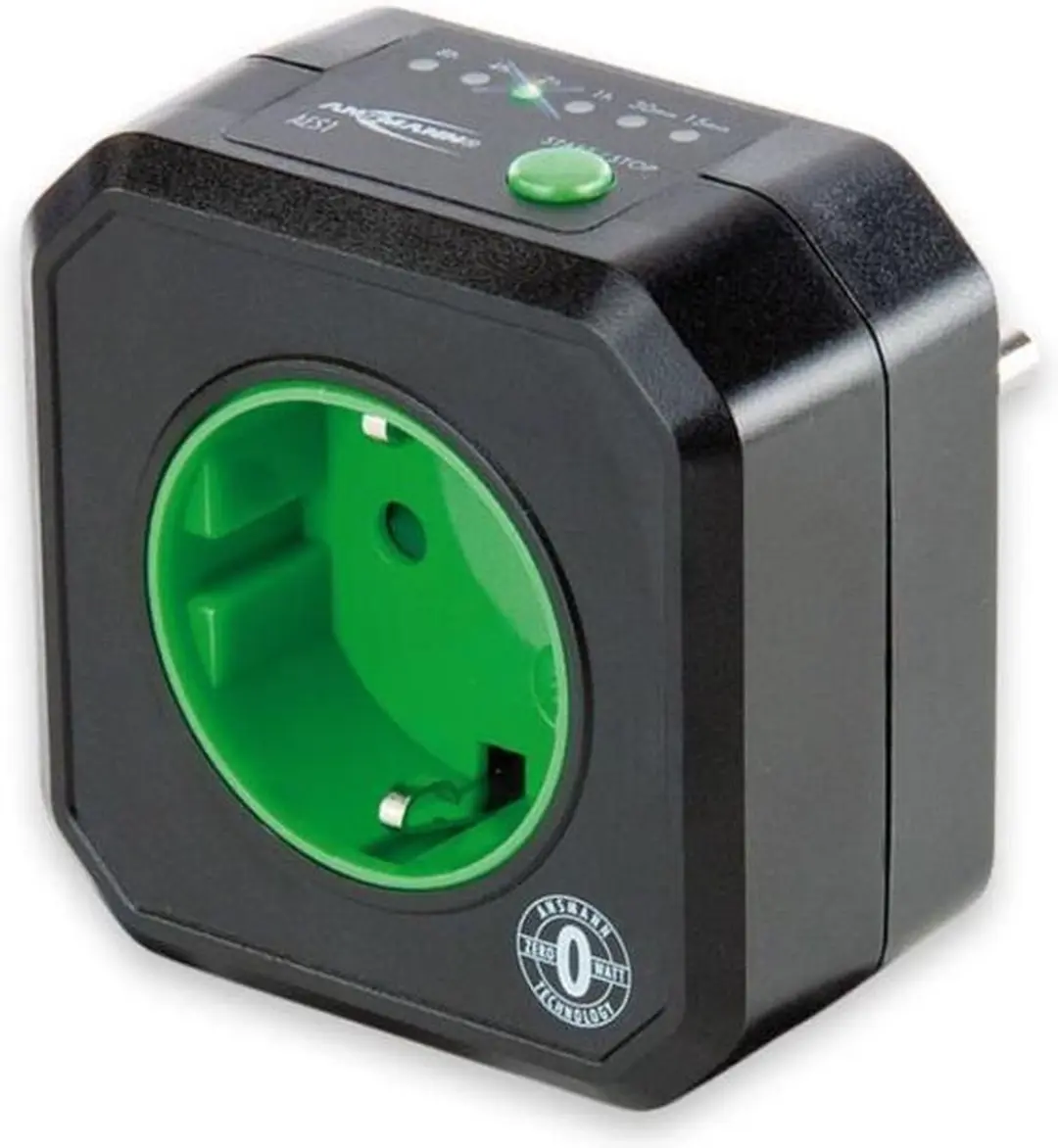 Ansmann AES1 Energiebesparend Stopcontact 2500W - Zwart - afbeelding 6 van 6