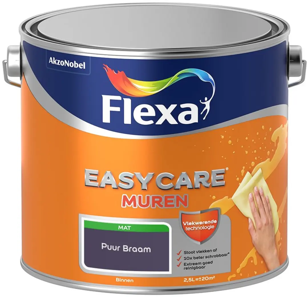Flexa Easycare Muren Puur Braam Mengverf 2,5L
